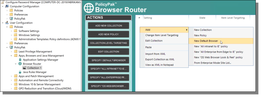 PolicyPak Browser Router